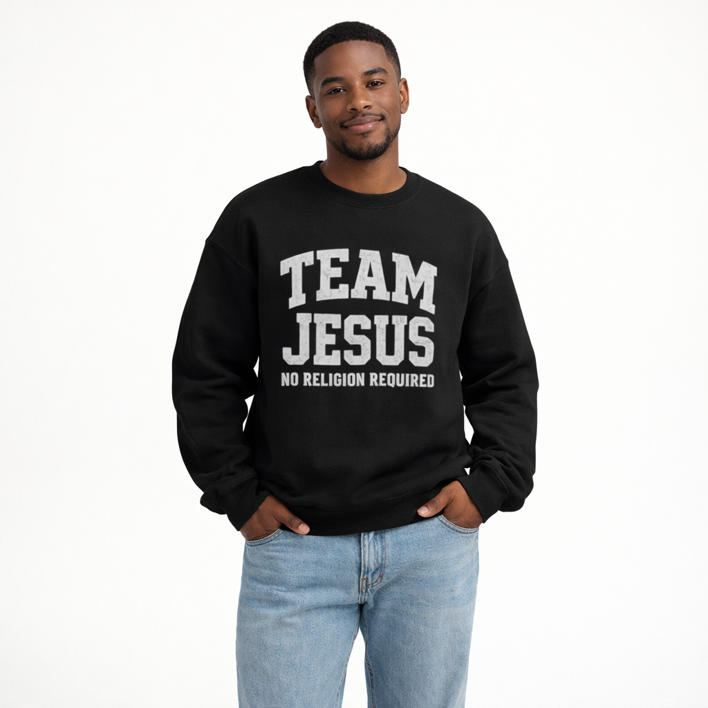 Team Jesus – No Religion Required Vintage Sweatshirt