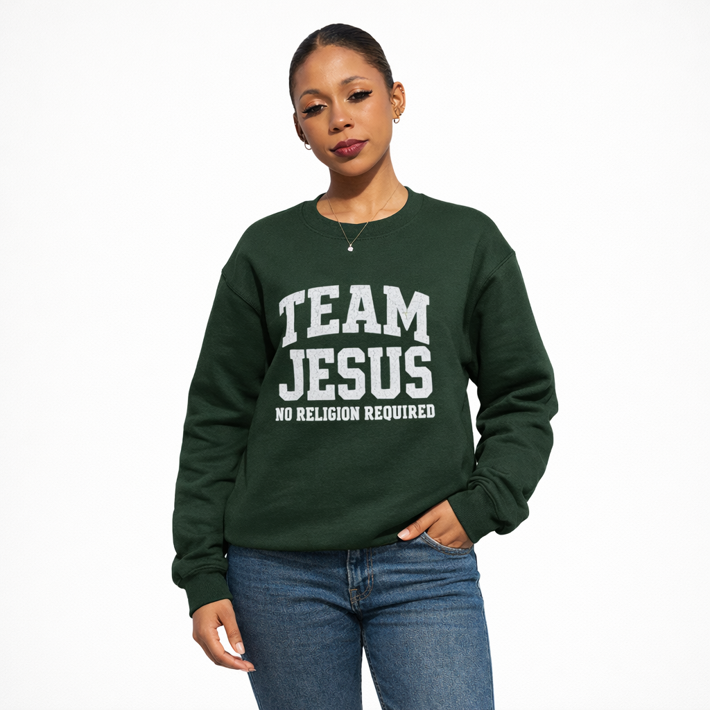 Team Jesus – No Religion Required Vintage Sweatshirt