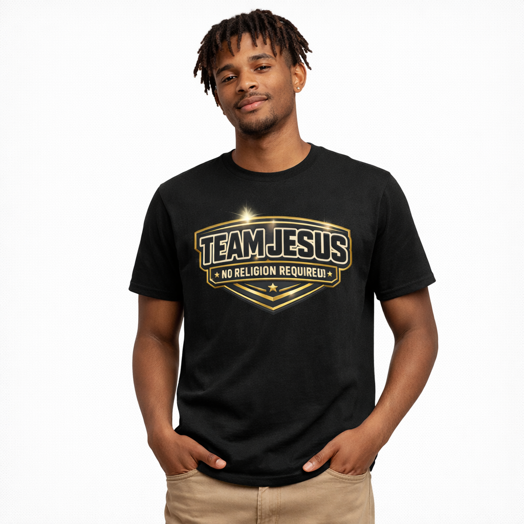 Armour Team Jesus – “No Religion Required” T-Shirt