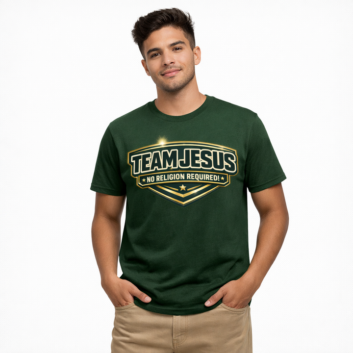 Armour Team Jesus – “No Religion Required” T-Shirt